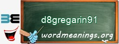WordMeaning blackboard for d8gregarin91